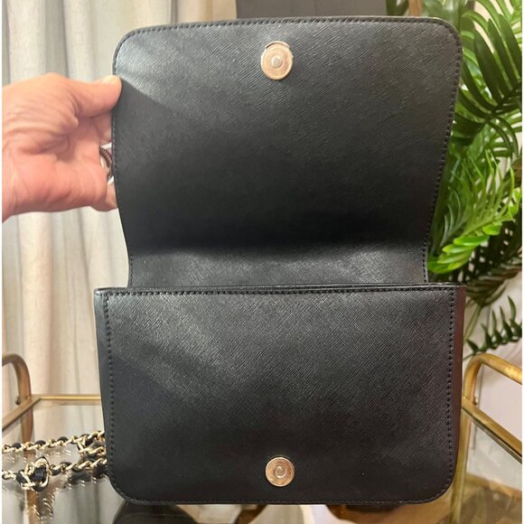 Tory Burch Black Leather Emerson Shoulder Bag/Crossbody - Picture 8 of 11